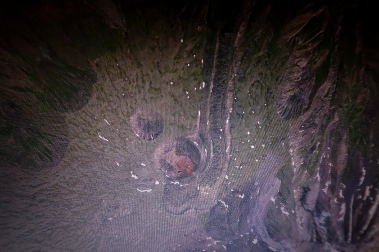 Meteor craters located at an altitude of 3,500 meters on Mount Ağrı, Türkiye, July 8, 2024. (AA Photo)