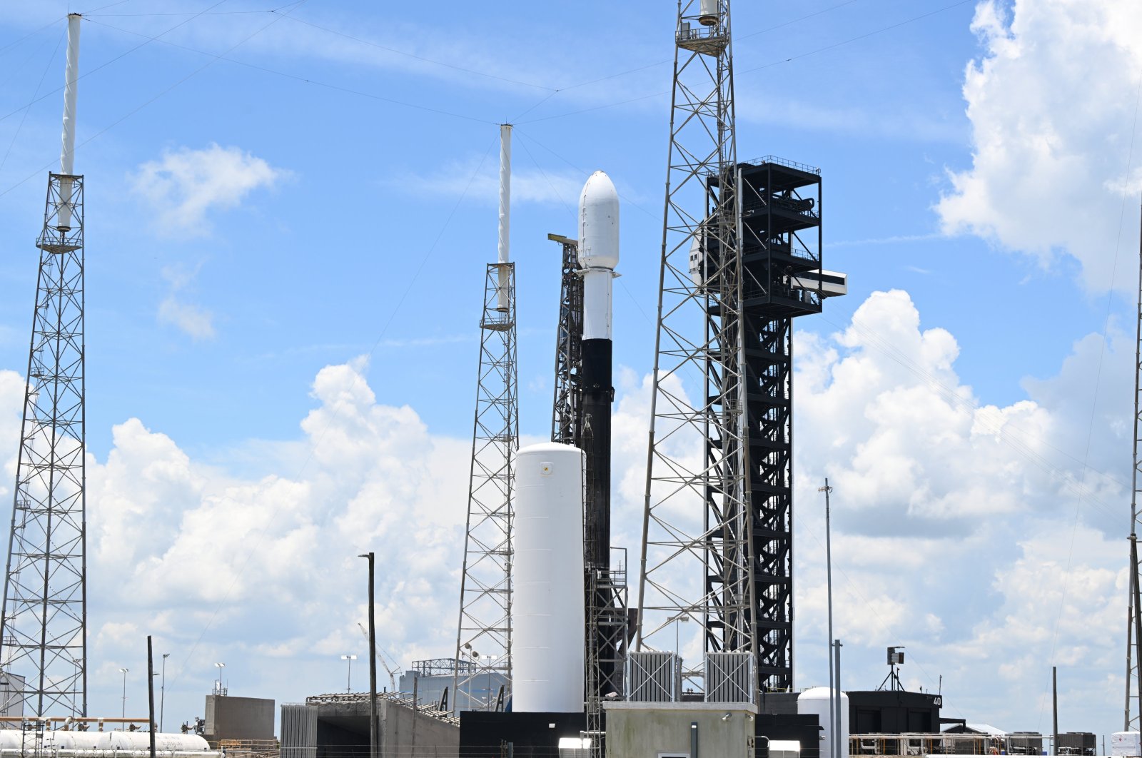 Türksat 6A is seen at Cape Canaveral Spaceport, Florida, U.S., July 8, 2024. (AA Photo)