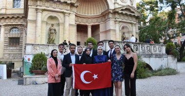 Turkish participants of the "Seeds for the Future Program" in Rome, Italy, July 8, 2024. (AA Photo) 