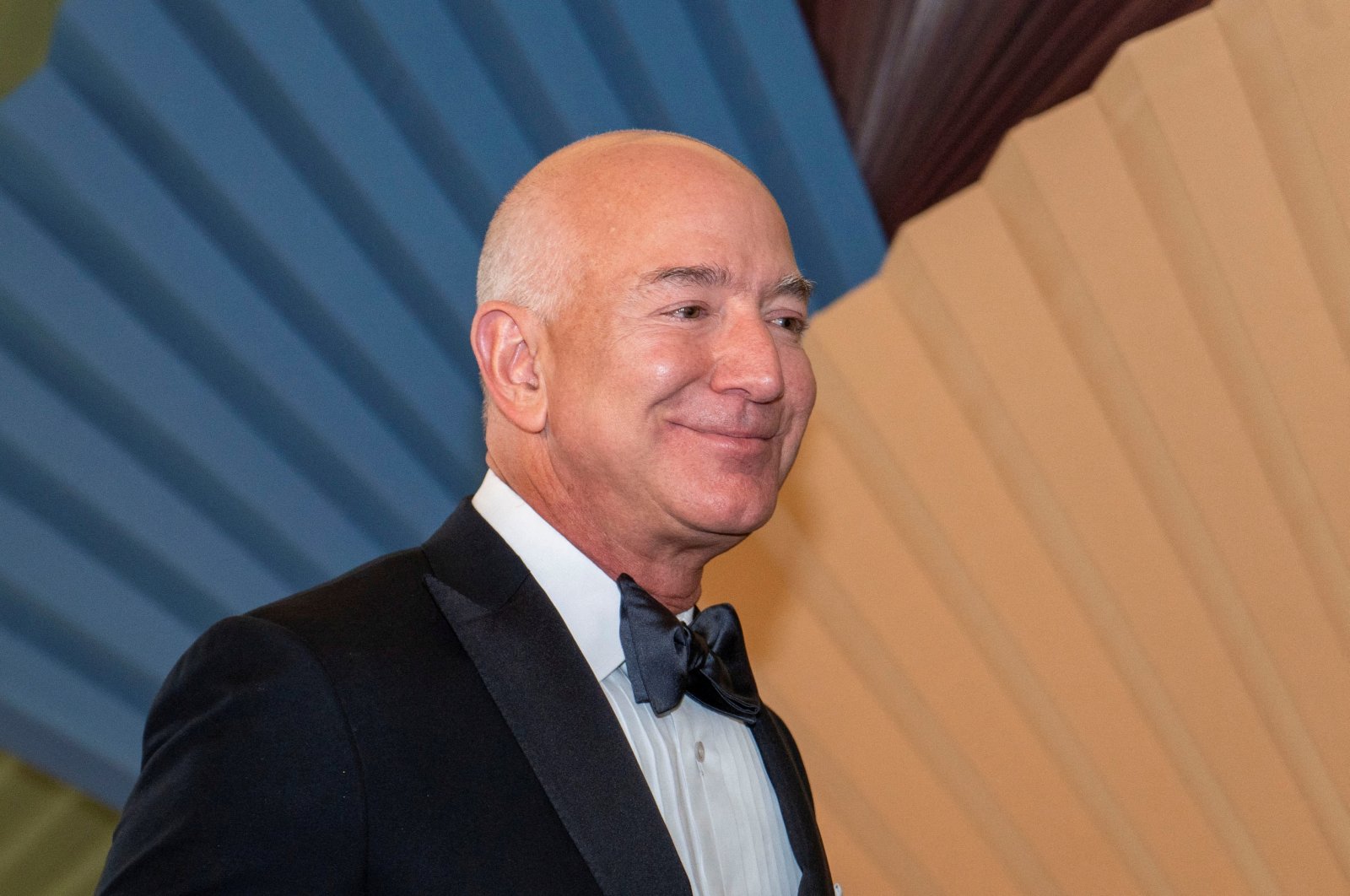 Amazon CEO Jeff Bezos arrives for an official State Dinner held by U.S. President Joe Biden in honor of Japanese Prime Minister Fumio Kishida at the White House, Washington, U.S., April 10, 2024. (Reuters Photo)