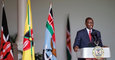 Kenya's President William Ruto speaks during a press conference at State House in Nairobi, July 11, 2024. (AFP Photo)