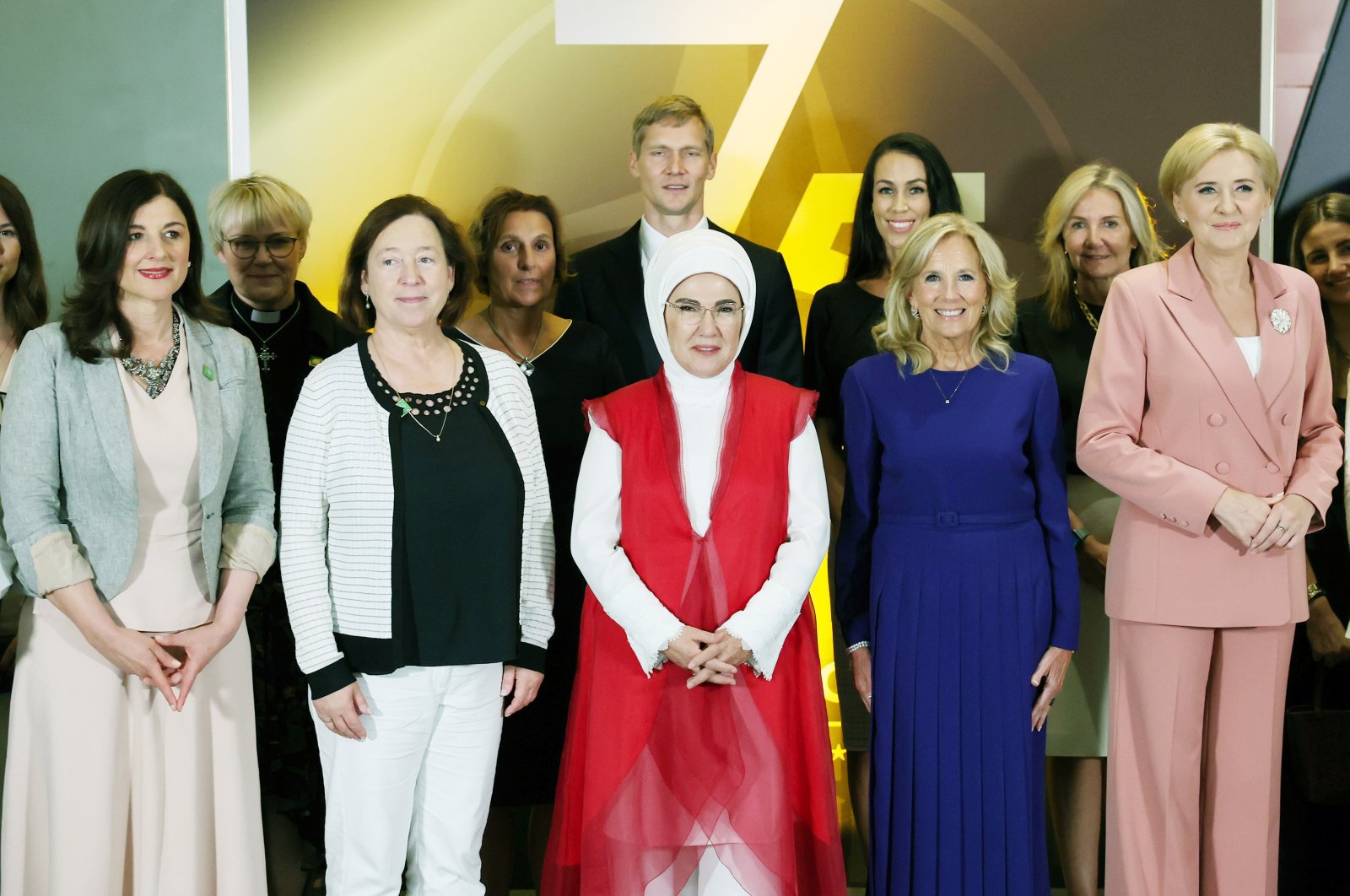 First lady Emine Erdoğan joins the world&#039;s first ladies in a cultural exchange program, Washington, D.C., U.S., July 10, 2024. (AA Photo)