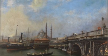 "Galata" by Mustafa Nuri Paşa. (Photo courtesy of Iş Sanat)