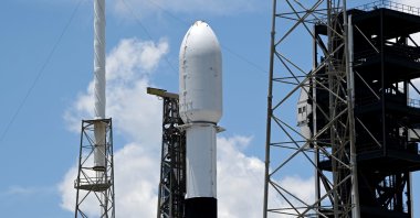 Türksat 6A is seen at Cape Canaveral Space Force Station, Florida, U.S., July 8, 2024. (AA Photo)