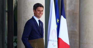 
French Prime Minister Gabriel Attal leaves the weekly cabinet meeting at the Elysee Palace in Paris, France, July 16, 2024. (Reuters Photo)