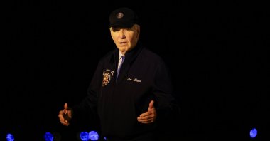 U.S. President Joe Biden walks after deboarding from Air Force One, at Dover Air Force Base in Dover, Delaware, U.S., July 17, 2024. (Reuters Photo)
