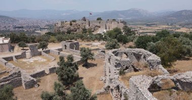 A general view shows the Beçin Ancient City, Milas, Muğla, southwestern Türkiye, July 18, 2024. (AA Photo)