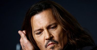 Johnny Depp during the press conference for the film &quot;Jeanne du Barry,&quot; Cannes, France, May 17, 2023. (Reuters Photo)