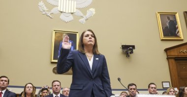 Director of the United States Secret Service Kimberly Cheatle is sworn in at the start of a U.S. House Oversight and Accountability Committee hearing on Capitol Hill in Washington, D.C., July 22, 2024. (EPA Photo)