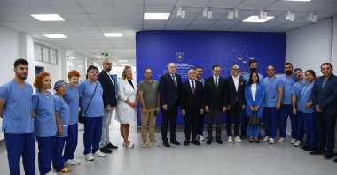 The Turkish volunteer medical team in Pristina, Kosova, July 23, 2024. (AA Photo)