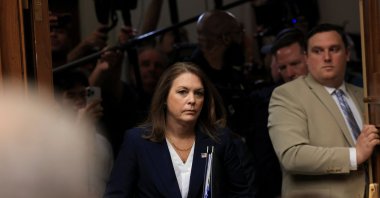 U.S. Secret Service Director Kimberly Cheatle enters a House of Representatives Oversight Committee hearing on the security lapses that allowed an attempted assassination of Republican presidential nominee and former U.S. President Donald Trump, on Capitol Hill in Washington, U.S., July 22, 2024. (Reuters Photo)