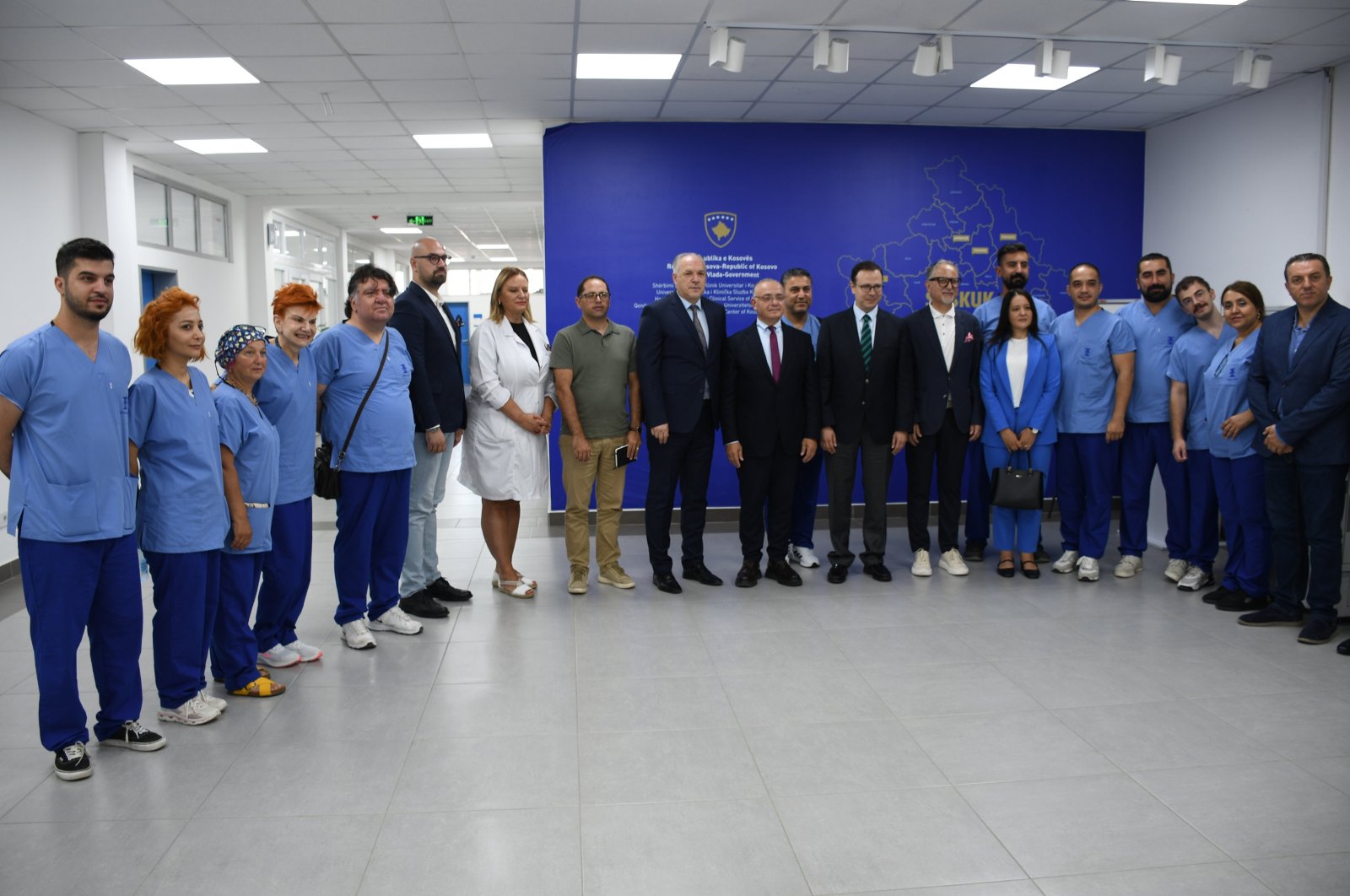 The Turkish volunteer medical team in Pristina, Kosova, July 23, 2024. (AA Photo)