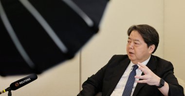 Japanese Chief Cabinet Secretary Yoshimasa Hayashi speaks during an interview with Reuters, Tokyo, Japan, July 19, 2024. (Reuters Photo)