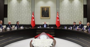 President Recep Tayyip Erdoğan chairs a National Security Council (MGK) meeting, Ankara, Türkiye, May 28, 2024. (AA Photo)