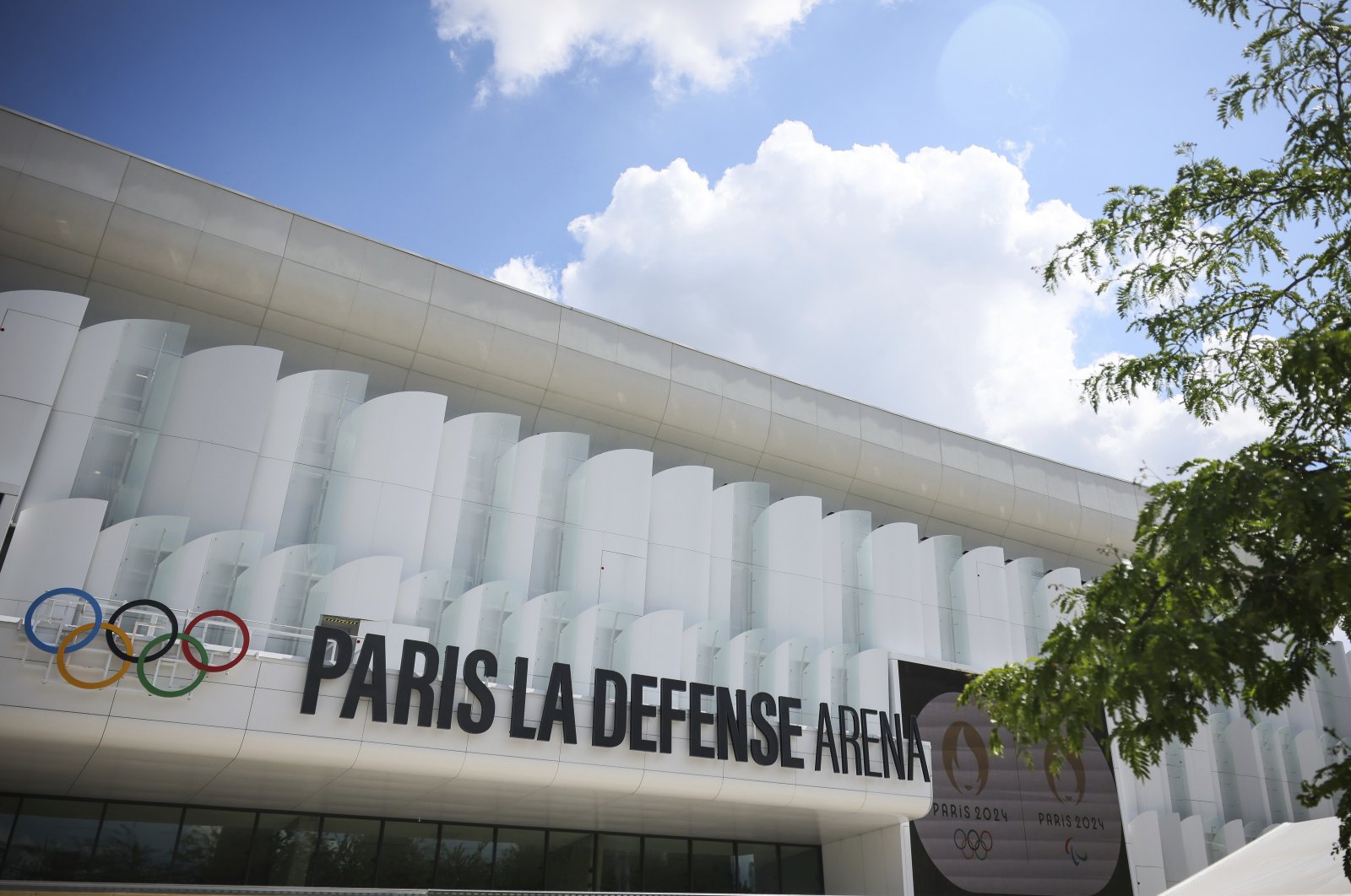 A view of the Paris La Defense Arena, in Nanterre, outside Paris, France, June 12, 2024.