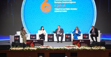 Media representatives, including Daily Sabah's Dilara Aslan, discuss the changing media landscape at the Directorate of Communications, Ankara, Türkiye, July 24, 2024 (Courtesy of the Directorate)