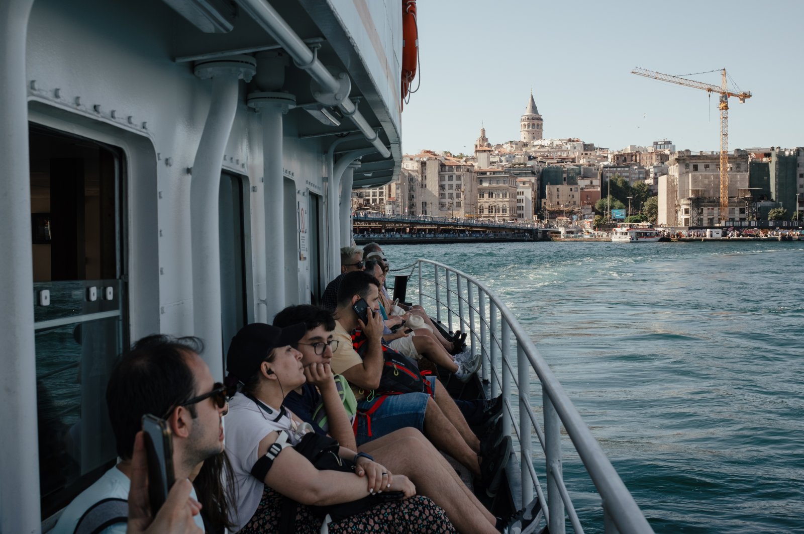 People ride a ferry, Istanbul, Turkiye, June 9, 2024. (Reuters Photo)