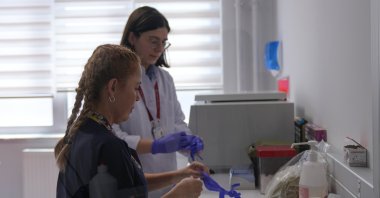 Researchers work at Ankara University's Phase 1 Clinical Research Center, Ankara, Türkiye, July 26, 2024. (AA Photo)