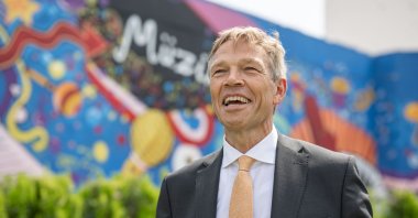 Dutch ambassador to Ankara Joep Wijnands talks to Anadolu Agency (AA) on the centenary of diplomatic relations, Ankara, Türkiye, July 25, 2024. (AA Photo)