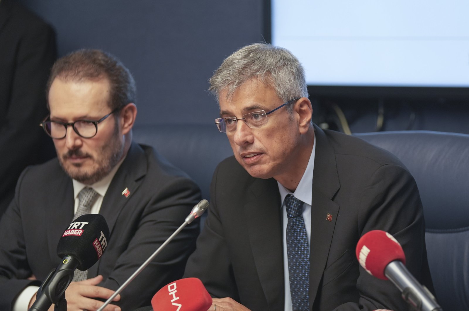 Health Minister Kemal Memişoğlu speaks at a parliamentary commission meeting, Ankara, Türkiye, July 17, 2024. (AA Photo)