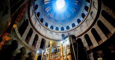 Located in Jerusalem, the Church of the Holy Sepulchre is a significant Christian church and is considered one of Christianity&#039;s most sacred sites, Jerusalem, May 18, 2012. (Getty Images Photo)