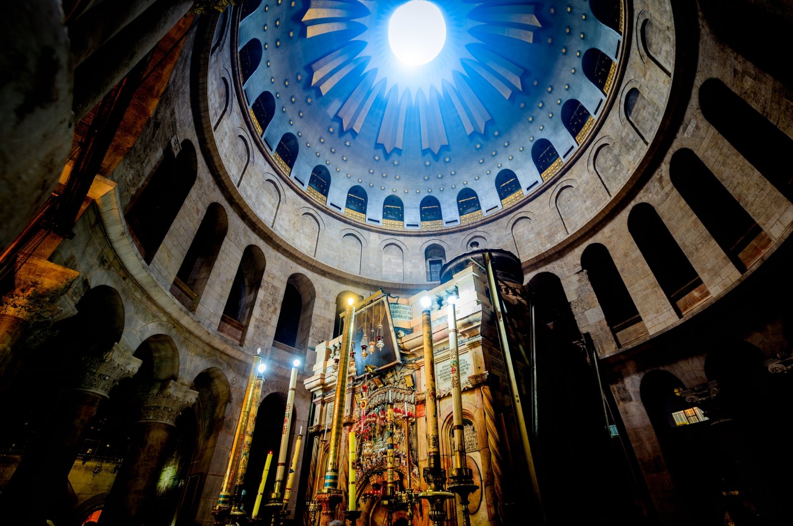 Located in Jerusalem, the Church of the Holy Sepulchre is a significant Christian church and is considered one of Christianity&#039;s most sacred sites, Jerusalem, May 18, 2012. (Getty Images Photo)