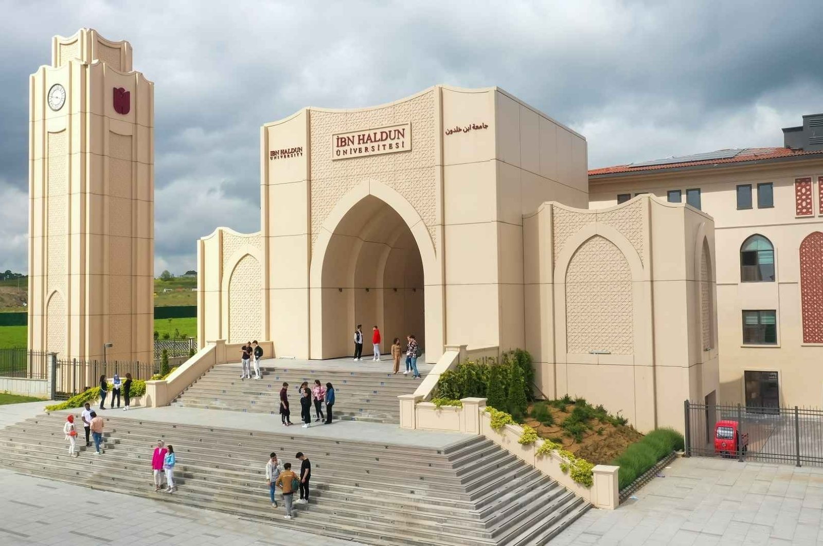 The entrance of Ibn Haldun University. (Courtesy of Ibn Haldun University)