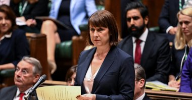 Britain&#039;s new finance minister, Rachel Reeves, speaks at the House of Commons, London, U.K., July 29, 2024. (Reuters Photo)