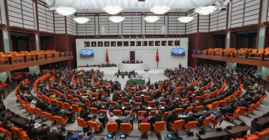 Parliamentarians are seen during a session on a bill on stray animals, Ankara, Türkiye, July 30, 2024 (AA Photo)