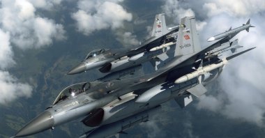 Two Turkish F-16 jets are seen in this undated photo. (Sabah File Photo)