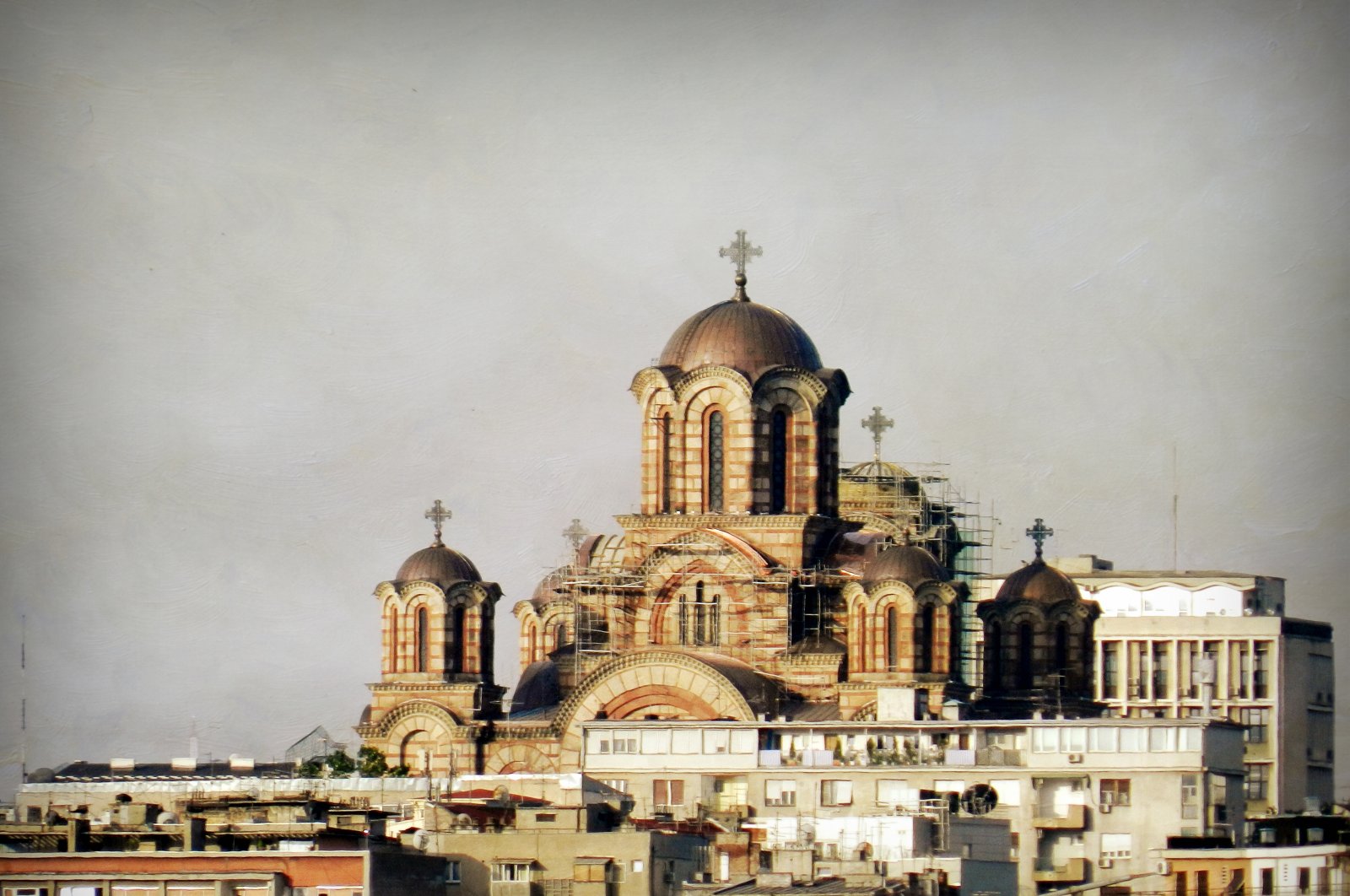 The St. Mark&#039;s Church or the Church of St. Mark is a Serbian Orthodox church located in Belgrade, Serbia, June 22, 2012. (Getty Images Photo)