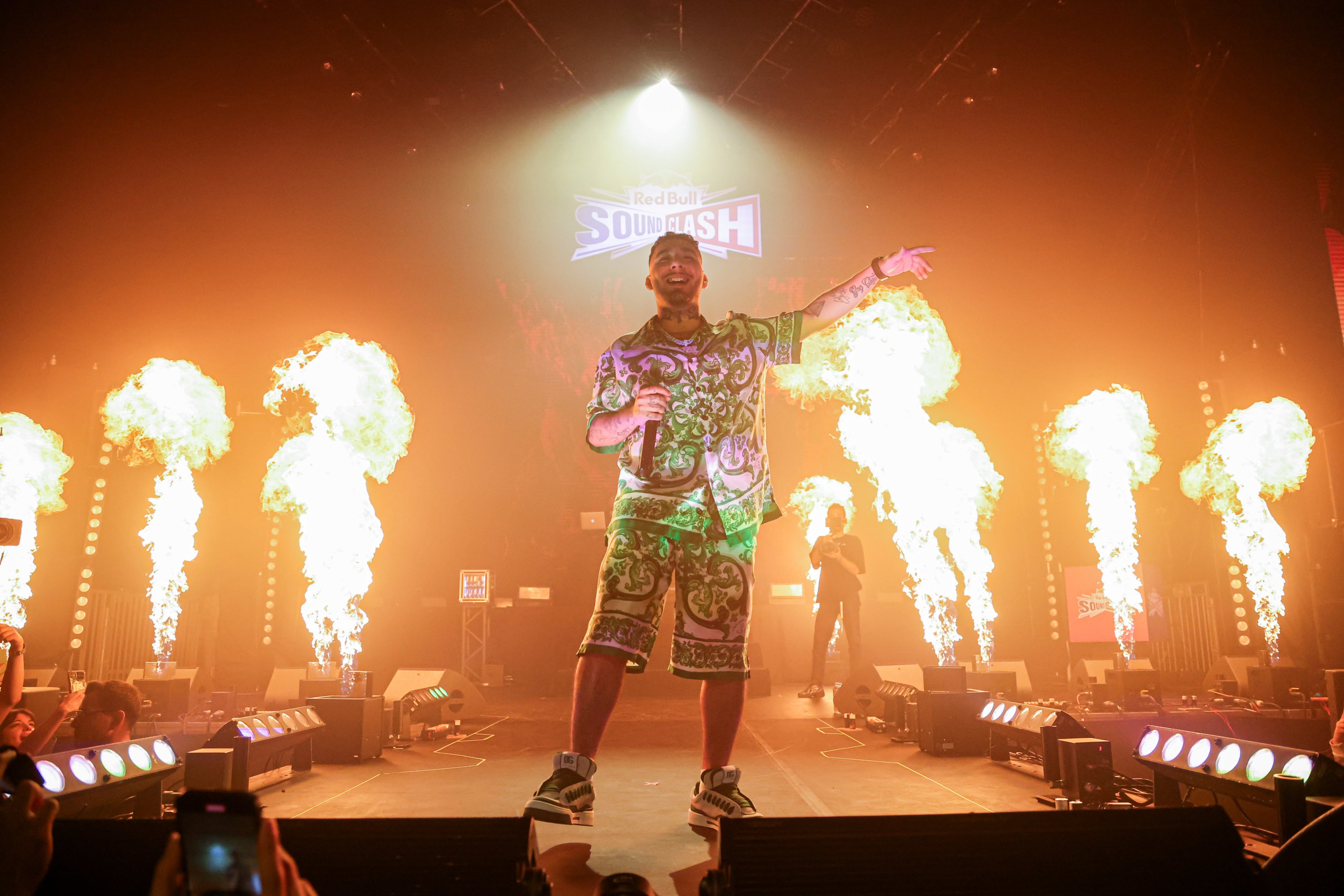 Throughout 2022, UZI proudly featured on world-renowned music platforms, where he maintained his position at the top with 674 million streams in Türkiye, Istanbul, Türkiye, Aug. 2, 2024. (Photo courtesy of Redbull)