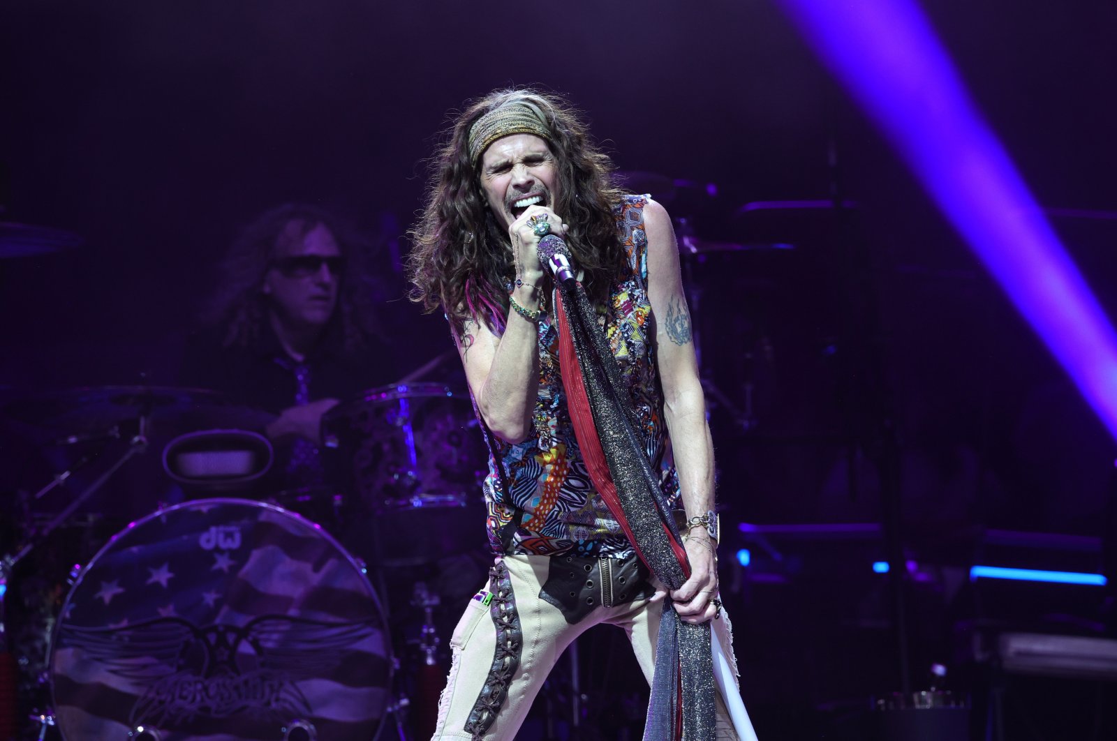 Steven Tyler of Aerosmith performs at UBS Arena, New York, U.S., Sept. 9, 2023. (Getty Images Photo)