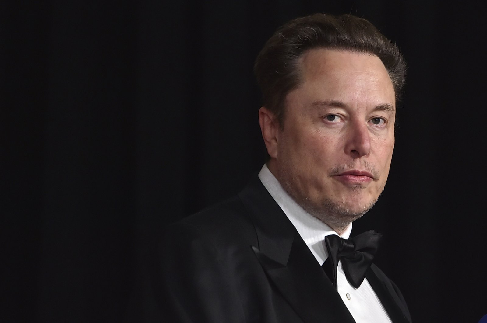 Elon Musk arrives at the 10th Breakthrough Prize Ceremony at the Academy Museum of Motion Pictures, Los Angeles, U.S.,  April 13, 2024. (AP Photo)