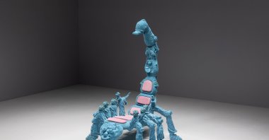 &quot;Chair&quot; by Mamali Shafahi, epoxy and resin, 2021. (Photo courtesy of OMM)