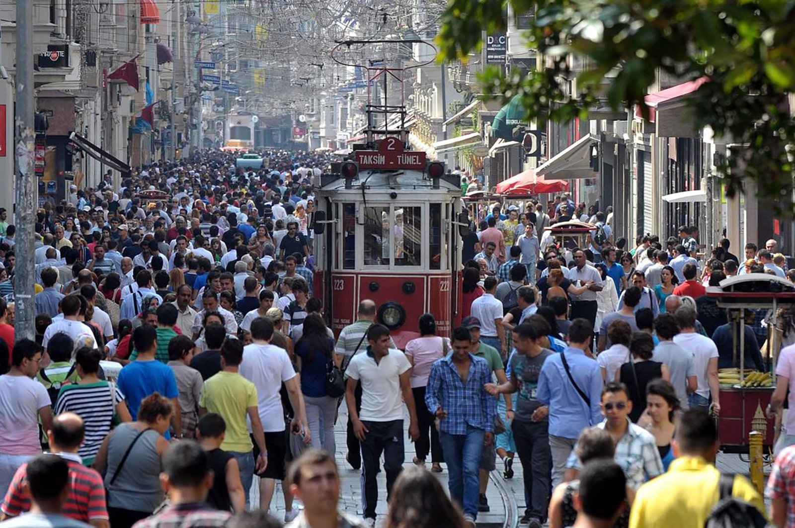 A general view of Istiklal Street, Istanbul, Türkiye, May 28, 2021. (Sabah File Photo)