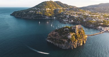 An aerial view of Ischia, Italy, July 1, 2021. (Photo courtesy of Megapix Agency)