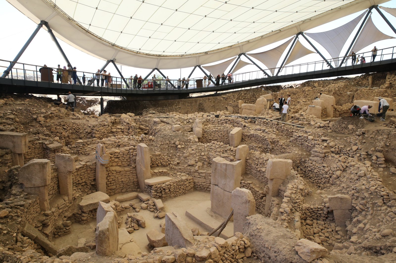 The ancient site of Göbeklitepe in Türkiye&#039;s Şanlıurfa province, in this undated file photo. (AA File Photo)