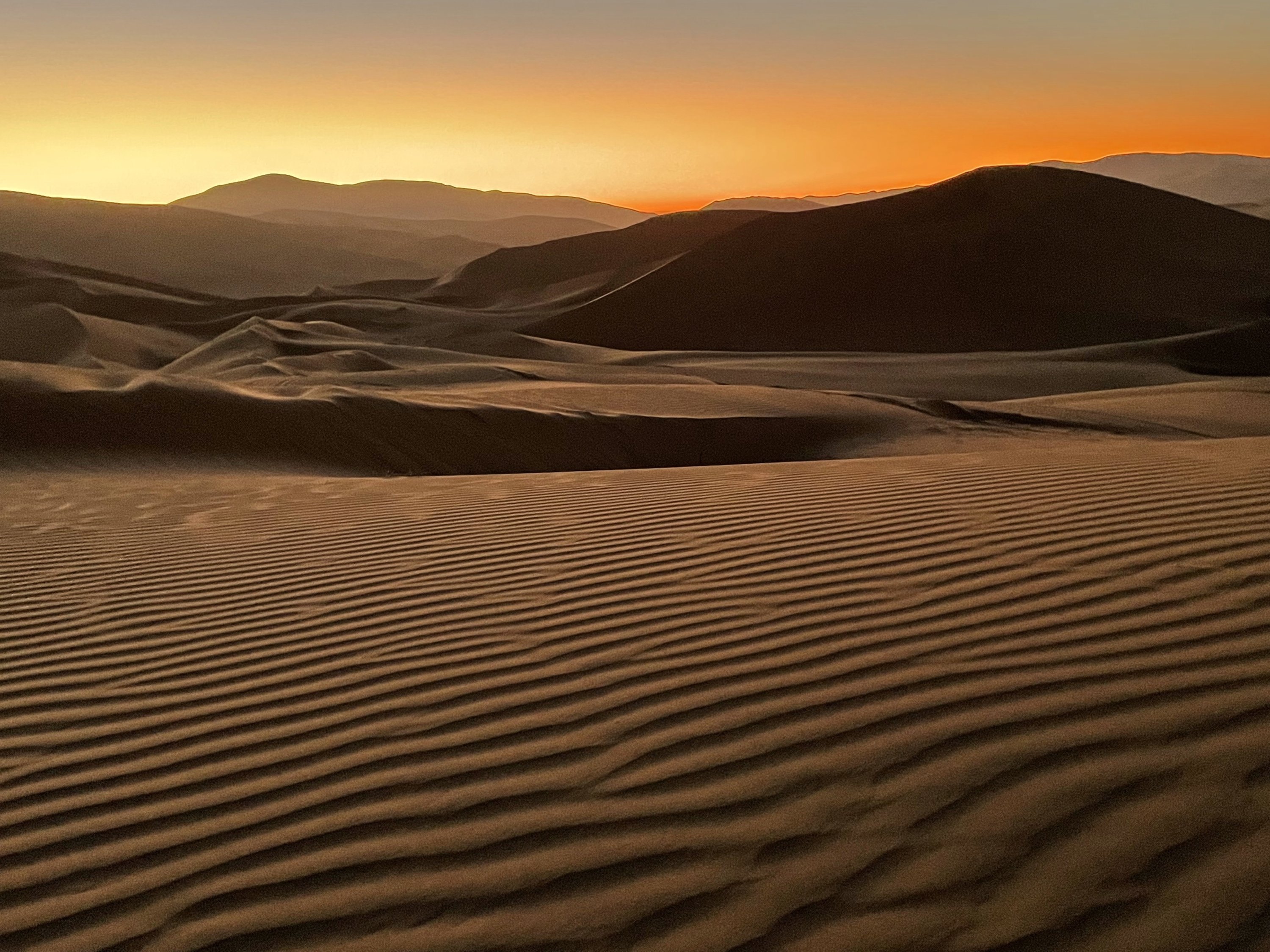 Endless sands: Stunning crescent dunes of Chile's Atacama Desert