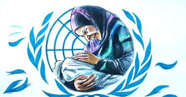 &quot;Can the global power centers be sincere in acting together for a permanent environment of peace and stability on a global scale?&quot; (Illustration by Erhan Yalvaç)