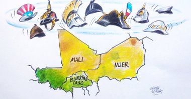 &quot;The military regimes in Burkina Faso, Mali and Niger officially endorsed their alliance within the Confederation of Sahel States&quot; (Illustration by Erhan Yalvaç)