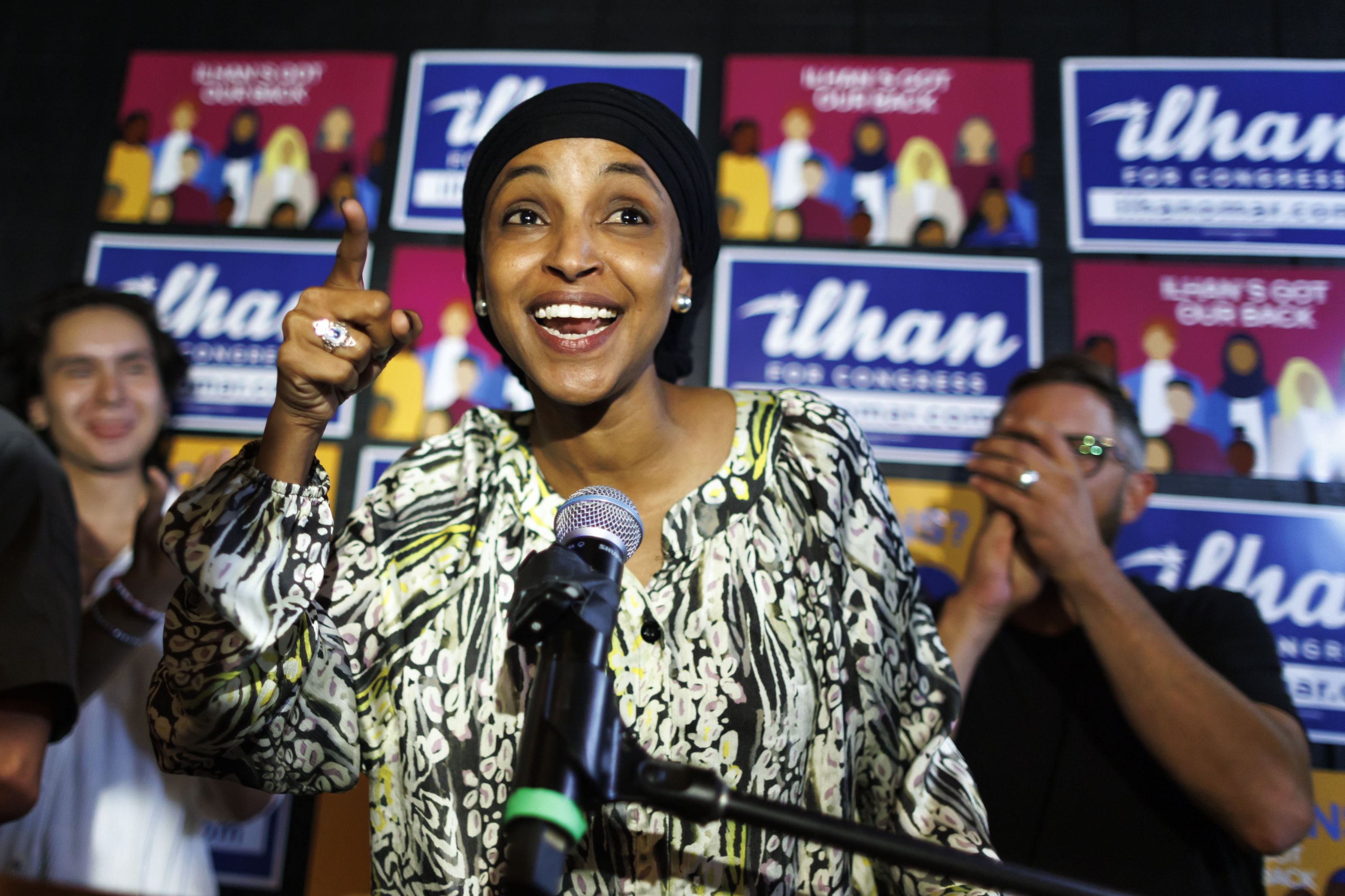 Squad's Ilhan Omar wins Democratic nod to boost US House liberals