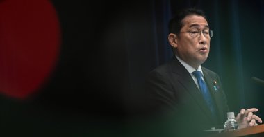 Japanese Prime Minister Fumio Kishida speaks at a press conference in Tokyo, Japan, Aug. 14, 2024. (AA Photo)