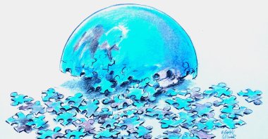 "The Global South consists of developing country member-states of the UNGA, many of which were former colonies of European powers in 1945" (Illustration by Erhan Yalvaç)