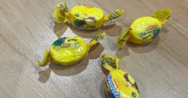 This handout taken on Aug. 13, 2024 and released on Aug. 14 by the New Zealand Police shows pineapple sweets laced with potentially lethal amounts of methamphetamine, in Auckland. (AFP Photo via New Zealand Police, Handout)