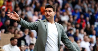 World XI head coach Mauricio Pochettino before Soccer Aid for UNICEF 2024 at Stamford Bridge, London, U.K., June 9, 2024. (Getty Images Photo)