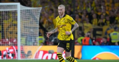 Borussia Dortmund's Marco Reus in action during the UEFA Champions League 2023/24 final match against Real Madrid at Wembley Stadium, London, U.K., June 1, 2024. (Getty Images Photo)