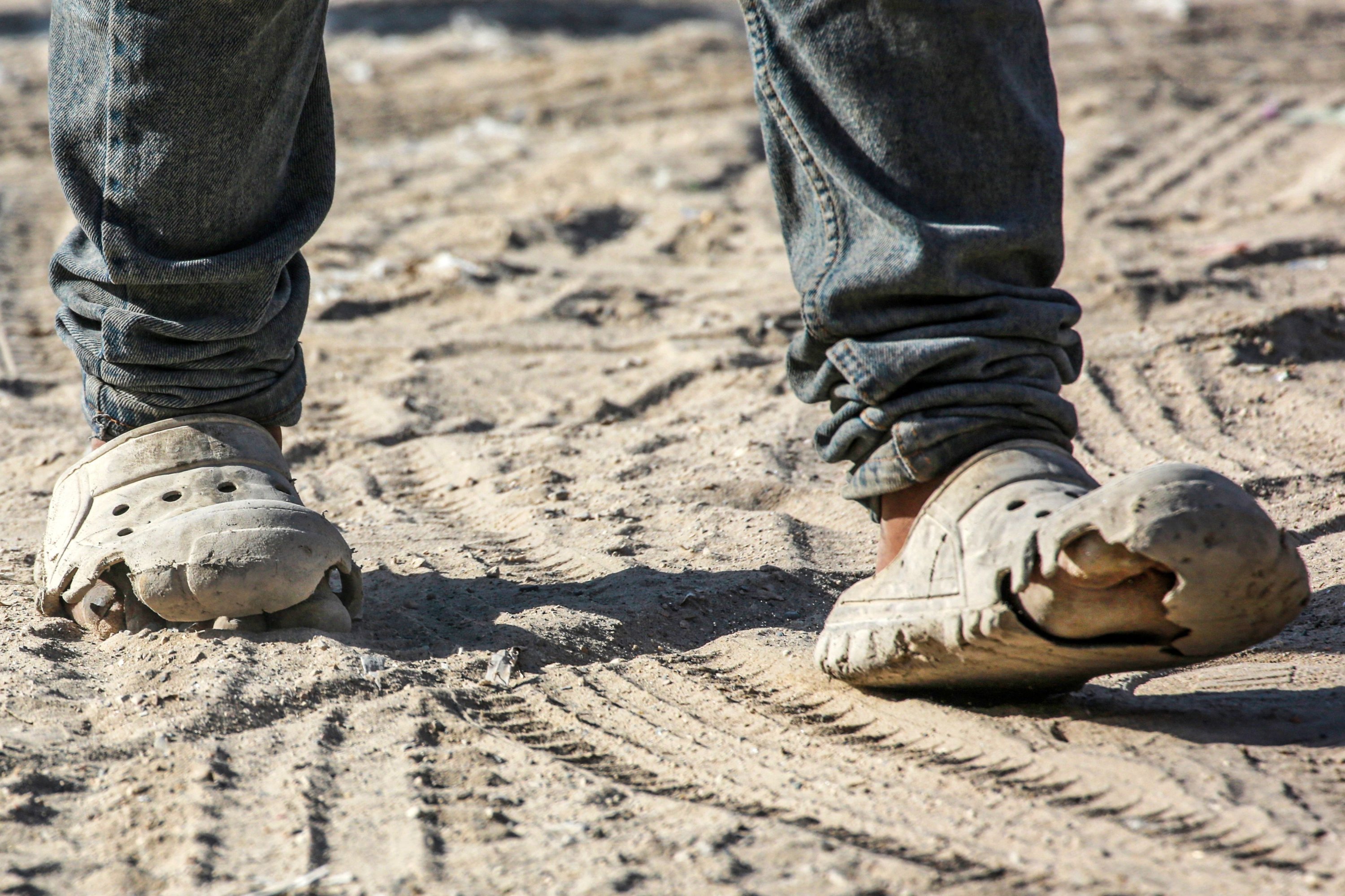 Israel's war forces Gazans to share shoes, months in same outfit