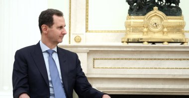 Syrian leader Bashar Assad attends a meeting with Russian President Vladimir Putin (not pictured) at the Kremlin, Moscow, Russia, July 24, 2024. (Reuters Photo)