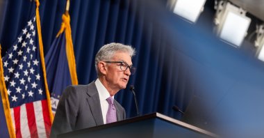 U.S. Federal Reserve Board Chair Jerome Powell speaks to reporters after the Fed once again refrained from raising interest rates following its two-day conference, Washington, DC, U.S., July 31, 2024. (EPA Photo)